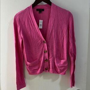 Ann Taylor - Women’s Pink Lightweight Cardigan
